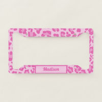 Pretty Pink Leopard Print Girl Personalized