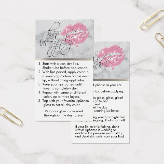 Pretty Pink Lips on Marble - How to Apply & Tips (Office)