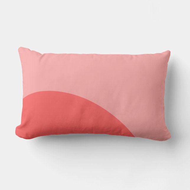 Pretty Pink Lumbar Pillow (Front)