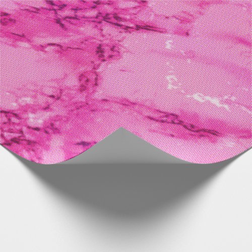Pretty Pink Marble Texture Look Wrapping Paper