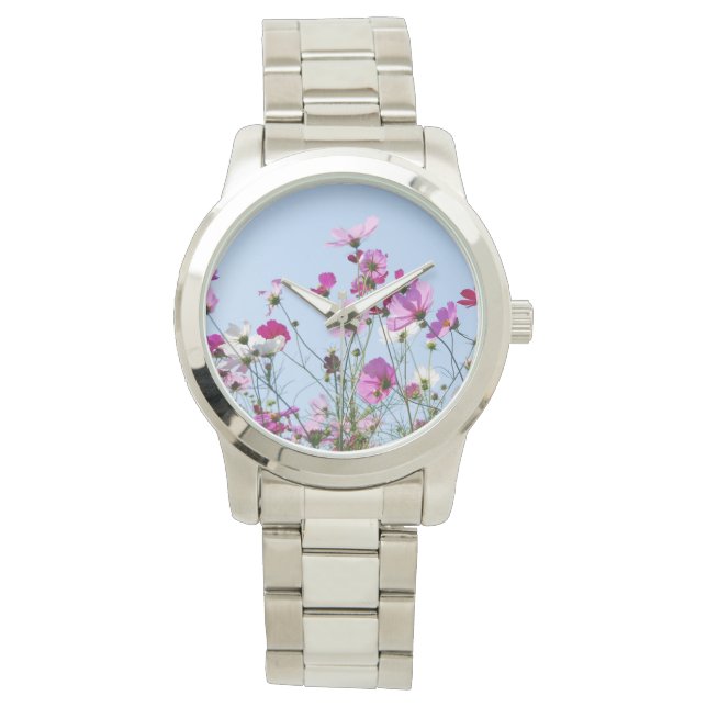 Pretty Pink Meadow Watch (Front)