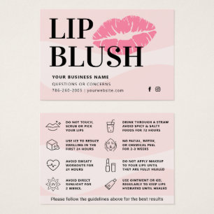 Pretty Pink Modern Lip Blush Aftercare