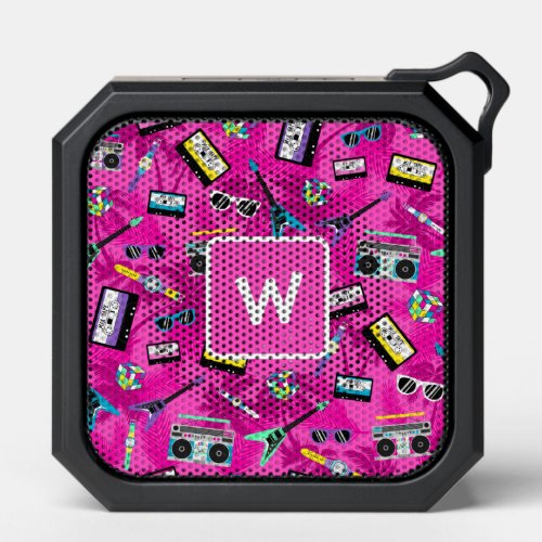 Pretty Pink Music Monogram Bluetooth Speaker