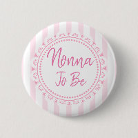 Pretty Pink Nonna To Be Lacey Baby Shower