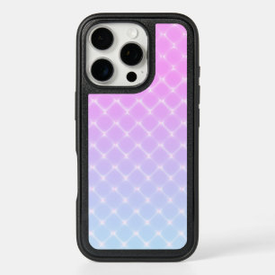 Pretty Pink Ombre Diamond Pattern iPhone 16 Pro Case