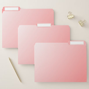 Pretty Pink Ombre File Folder