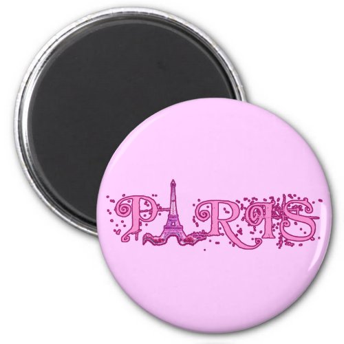 Pretty Pink Paris Products Magnet