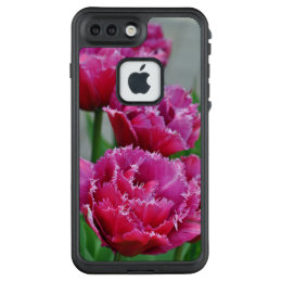 Pretty pink parrot tulips LifeProof FRĒ iPhone 7 plus case