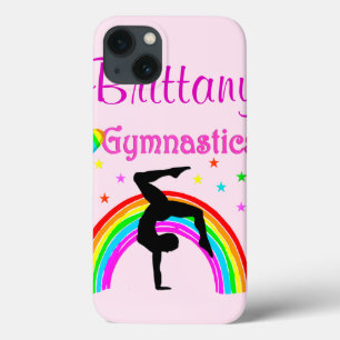 PRETTY PINK PERSONALIZED GYMNAST IPAD MINI CASE
