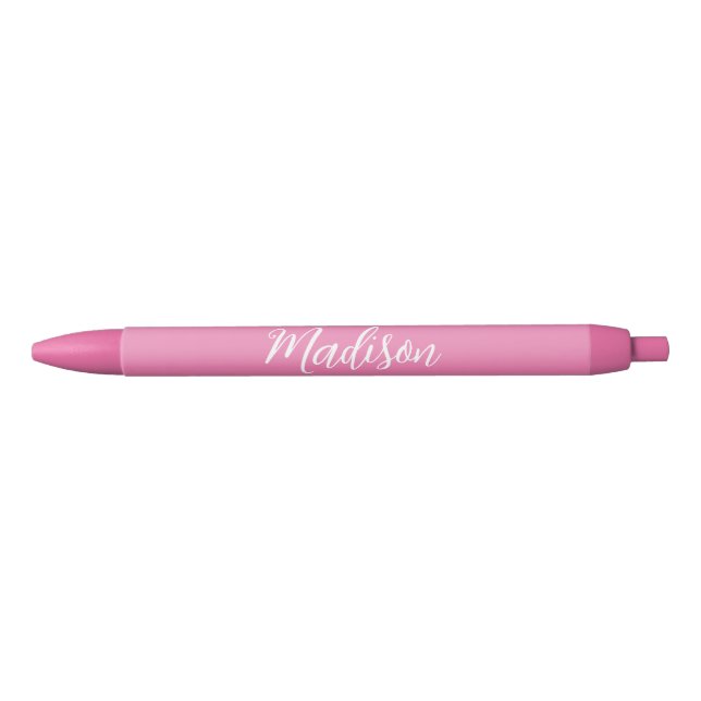 Pretty Pink Personalized Name Pen (Front)