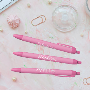 Pretty Pink Personalized Name Pen