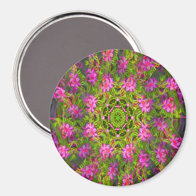 Pretty pink Phlox swirl.... Magnet (Front/Back)