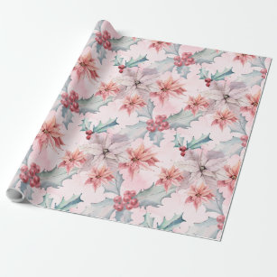 Poinsettia Pink Christmas Flower Gifts on Zazzle