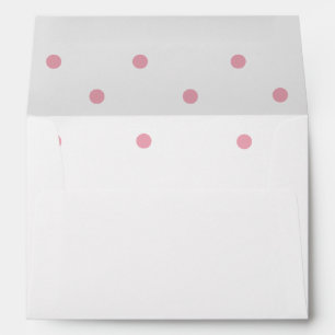 Pretty Pink Polka Dots Envelope