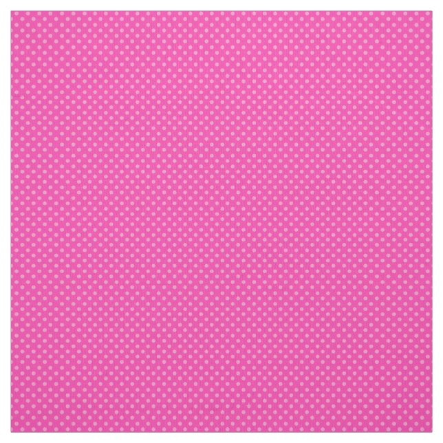 Pretty Pink Polka Dots | Pink Collection Fabric (Swatch)
