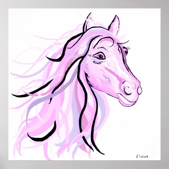 Pretty Pink Pony Poster (Front)