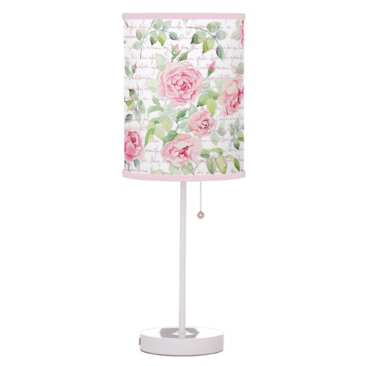 Pretty Pink Poodle lamp (Left)