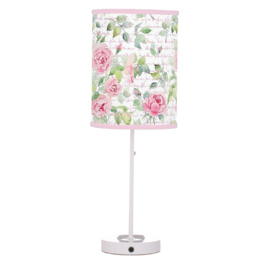 Pretty Pink Poodle lamp (Back)