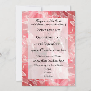 Pretty Pink Poppy Custom Wedding Invitations