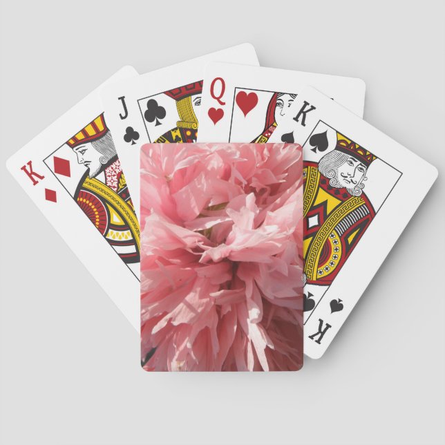Pretty Pink Poppy Playing Cards (Back)