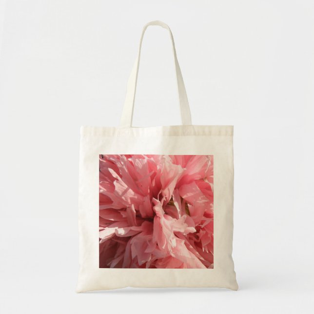 Pretty Pink Poppy Tote Bag (Front)
