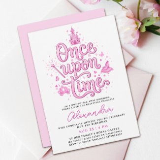 Pretty Pink Princess Castle Once Upon A Time Typo