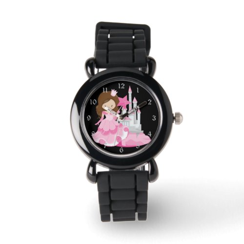 Pretty Pink Princess with Castle Watch