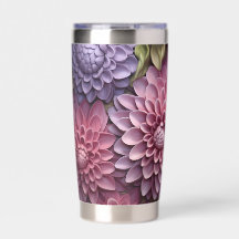 PRETTY PINK & PURPLE DAHLIA FLOWERS