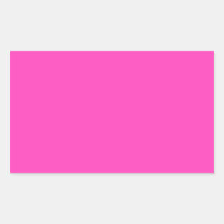 Pretty Pink Rectangular Sticker