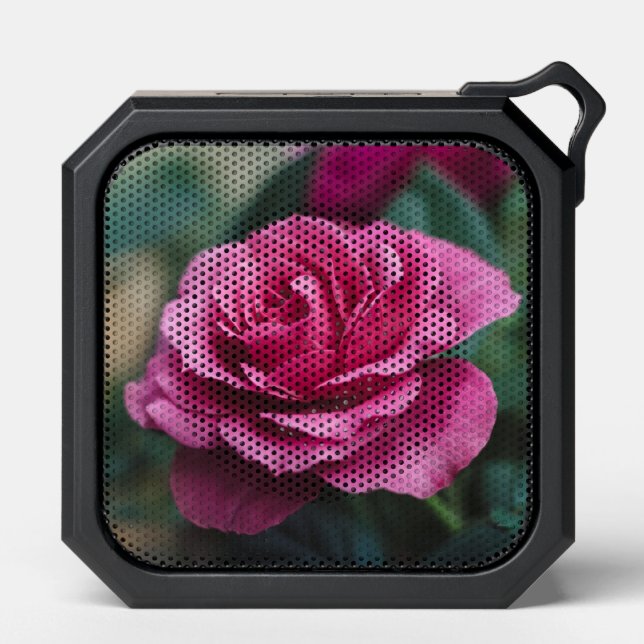 Pretty Pink Rose Bluetooth Speaker (Front)