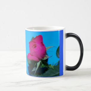 Pretty Pink Rose Color Morph Mug