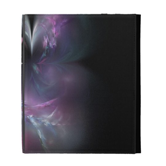 Pretty Pink Rose Fractal iPad Folio Cover