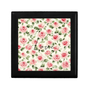 Pretty Pink Roses Floral Gift Box