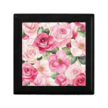 Pretty Pink Roses Floral  Gift Box