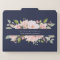 Pretty Pink Roses on Blush, Navy Blue, and White