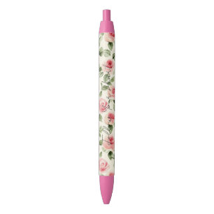 Pretty Pink Roses Pen