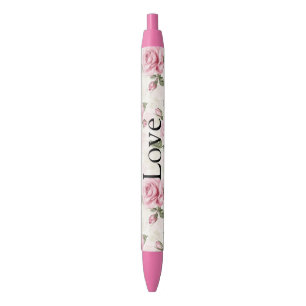 Pretty Pink Roses Pen