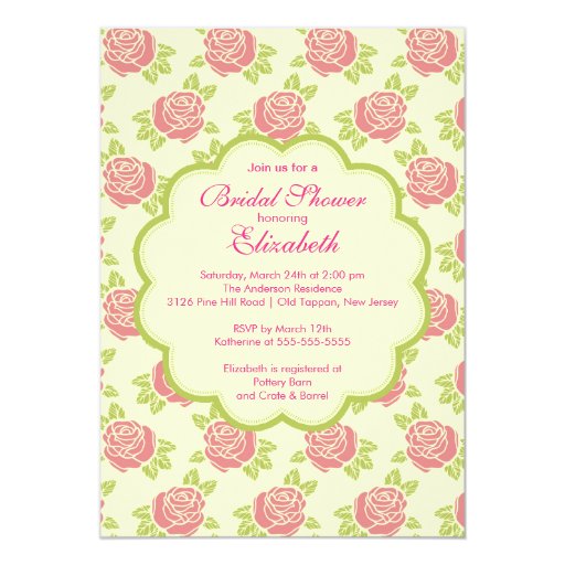 Pretty Bridal Shower Invitations 9