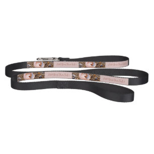 Pretty Pink Seashell Beach Pattern Custom  Pet Lea Leash