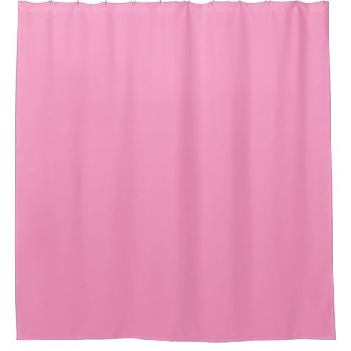 Pretty Pink Solid Color Shower Curtain