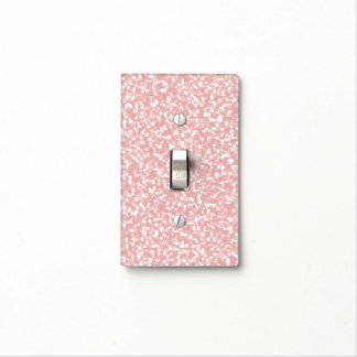 Pretty Pink Speckled Light Switch Cover