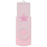 Pretty Pink Star Custom USB Drive