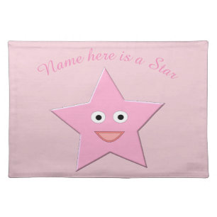 Pretty Pink Star Placemat