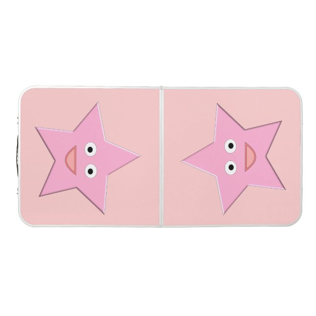 Pretty Pink Star Pong Table (Top)