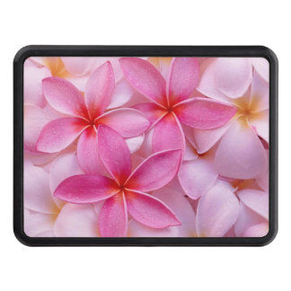 Pretty Pink Summer Flowers  Hitch Cover