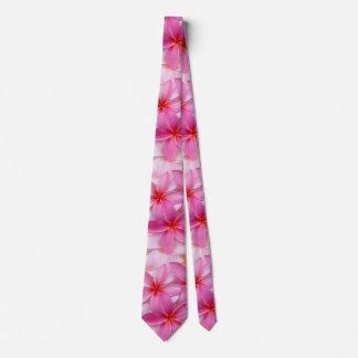 Pretty Pink Summer Flowers  Neck Tie