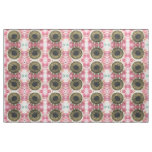 Pretty Pink Sunflower Floral Patterned Fabric