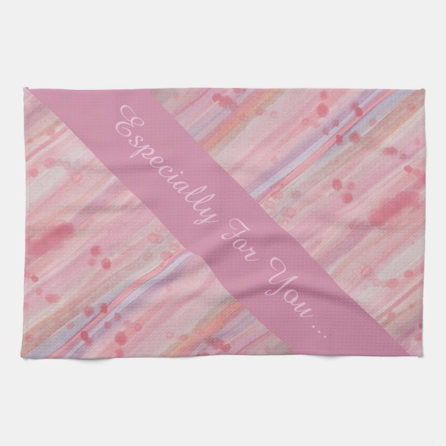 Pretty Pink Tea Towel (Horizontal)