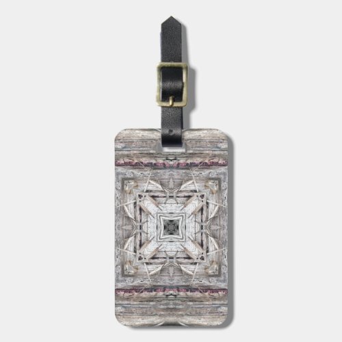Pretty Pink Tinged Aztec Inspired Pattern Luggage Luggage Tag