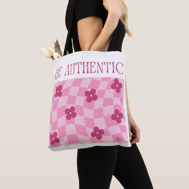 Pretty Pink Tote – Stylish & Versatile Bag (Close Up)